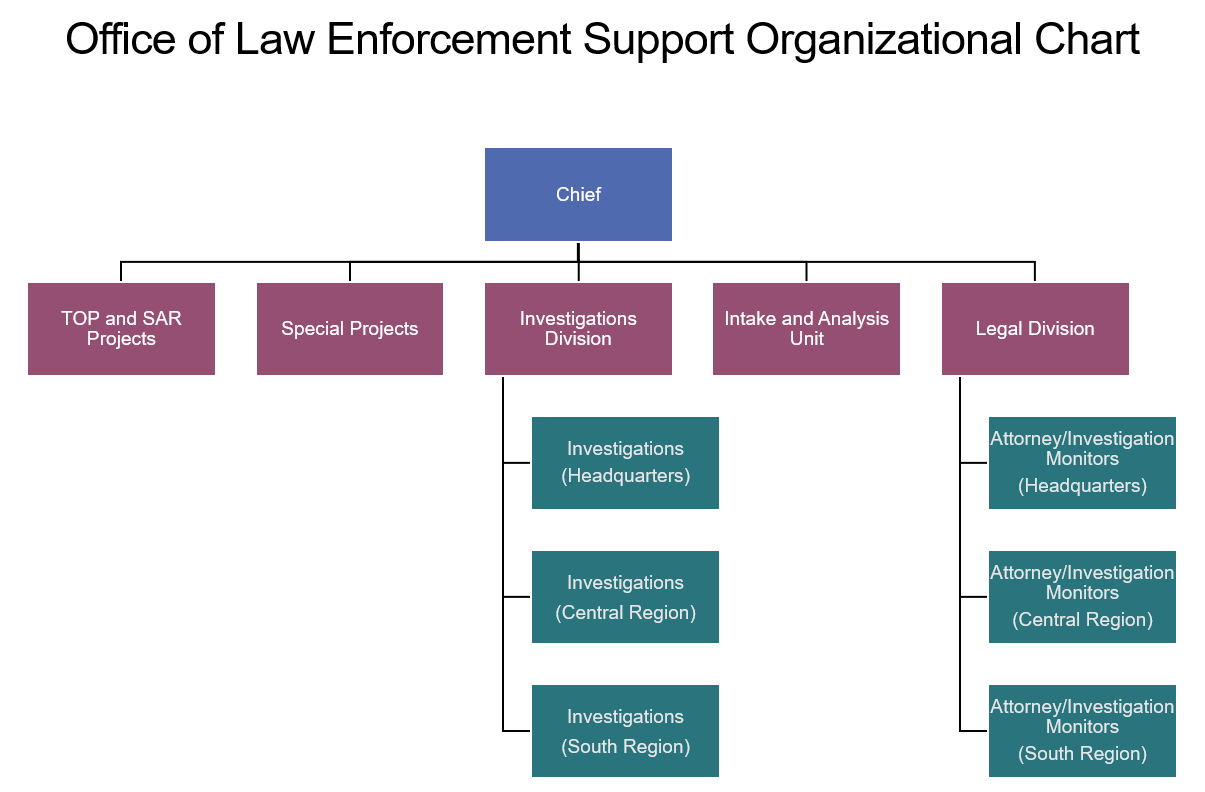 LASD Organization Chart
